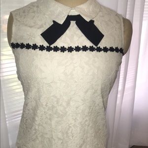 3X Karl Lagerfeld collared blouse